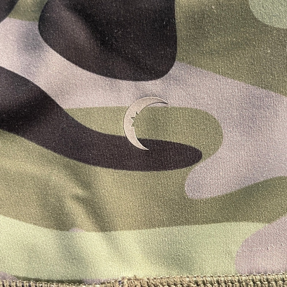 Zyia Active Green Camouflage High Rise Leggings with Pockets Size 14-16 XL - Picture 5 of 6